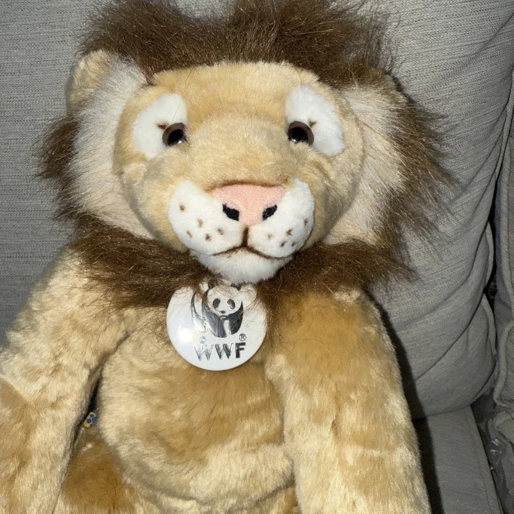 Vintage Lion Build-a-Bear Workshop‎ Collectibear WWF Series 15" 2003 -Immaculate - Picture 2 of 8